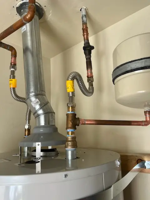 Water heater installation and plumbing repair in Clifton